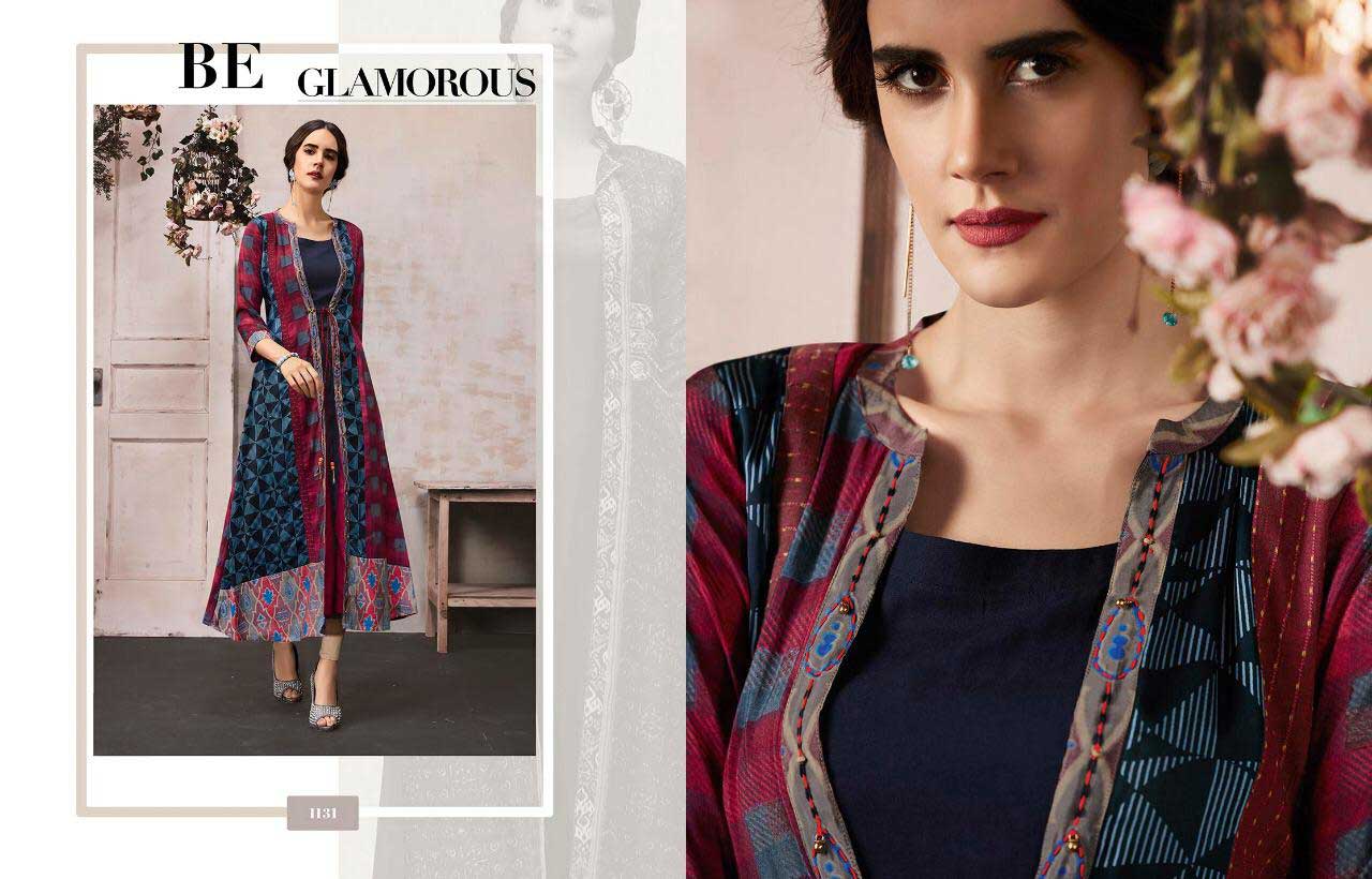 Kajaree Anokhi Designer Exclusive Long Kurti With Shrug Kajaree Anokhi Designer Exclusive Long Kurti With Shrug